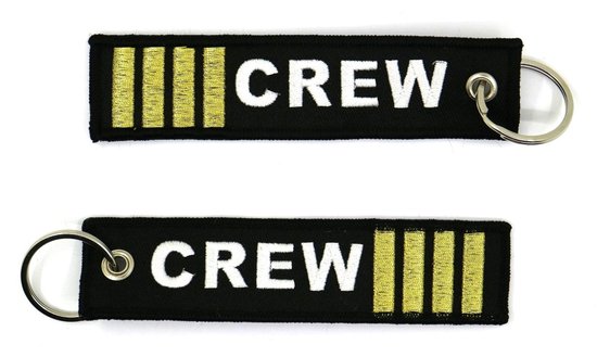 Keyholder with CREW 4-bar (gold)